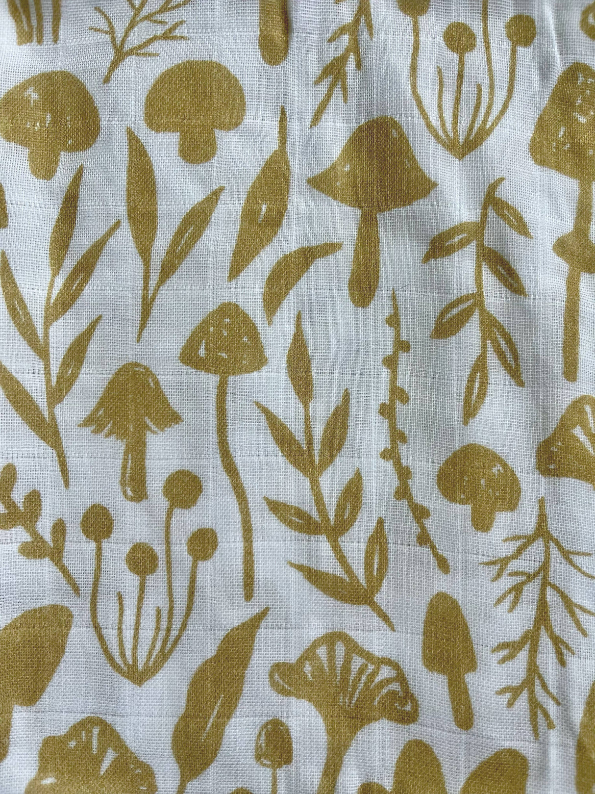 Mushroom Baby Blanket