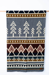 Tree Line Queen Blanket - Subalpine