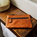 Tangent Leather Coin Pouch: Mini