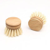 Bamboo Dish Brush - Zero Waste Kitchen Brush: Palm Dish Brush
