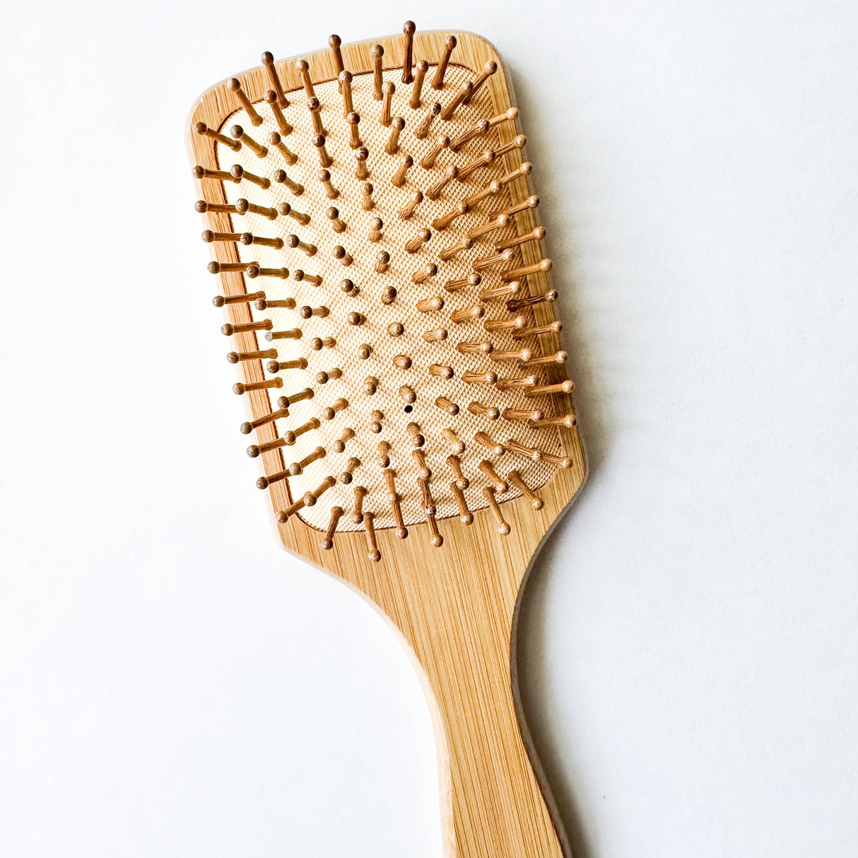 Detangling Bamboo Hair Brush - Plastic Free Biodegradable: Paddle