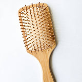 Detangling Bamboo Hair Brush - Plastic Free Biodegradable: Paddle
