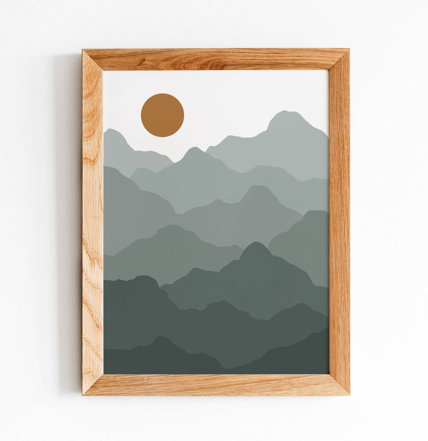 Boho Mountain Print