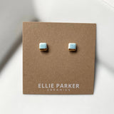 Shapes Ceramic Gold Accent Stud Earring