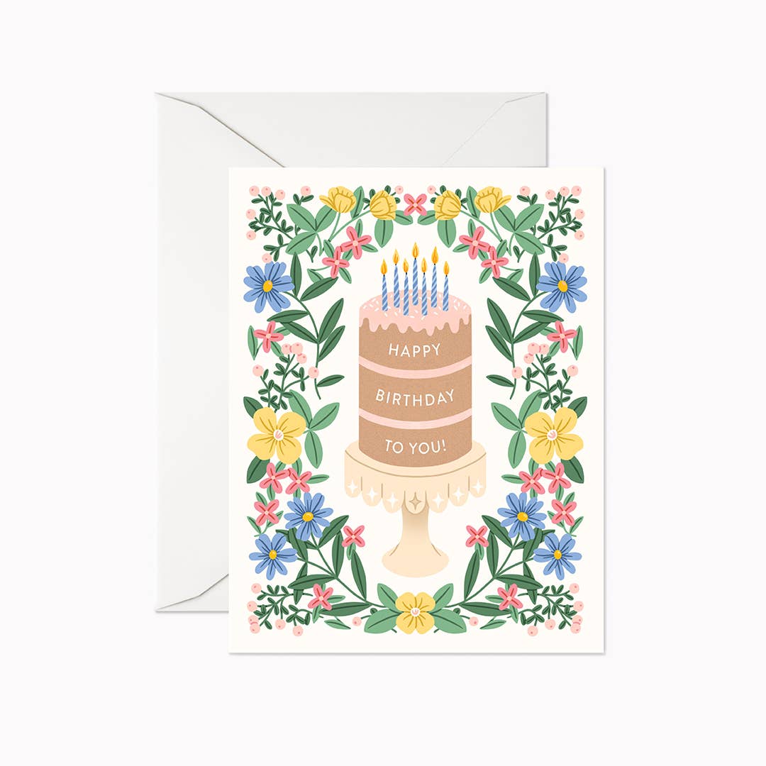 Happy Birthday Cake | Greeting Card