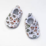 Sage Floral Baby Shoes