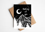 Thinking of You; Greeting Card