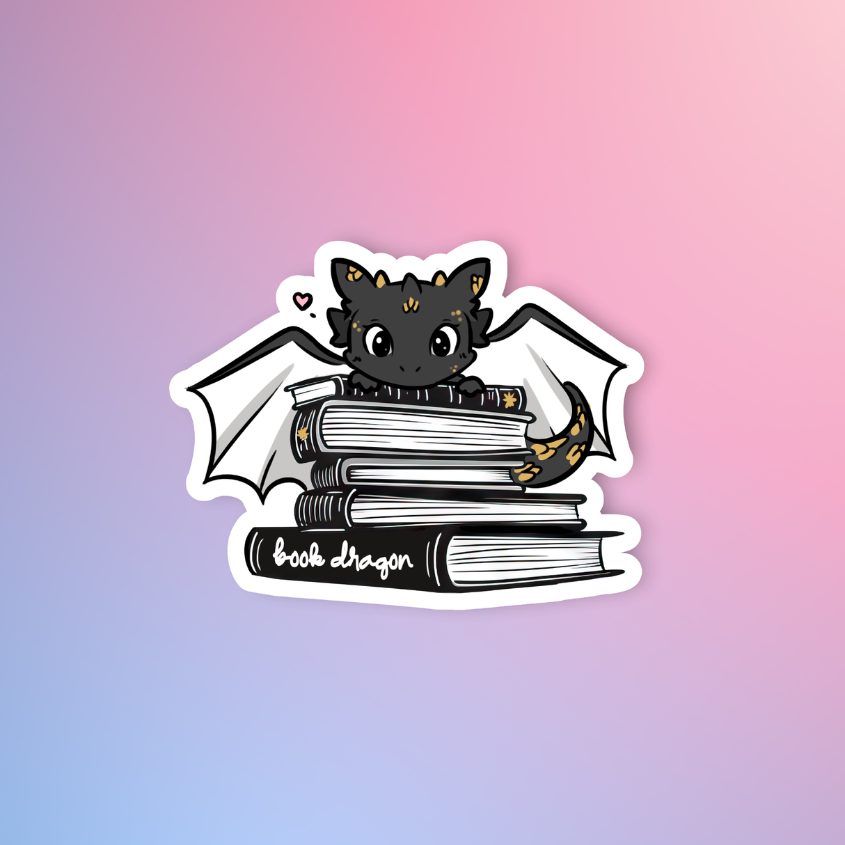 Book Dragon - Sticker