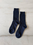 WAFFLE COTTON SOCKS: L/XL