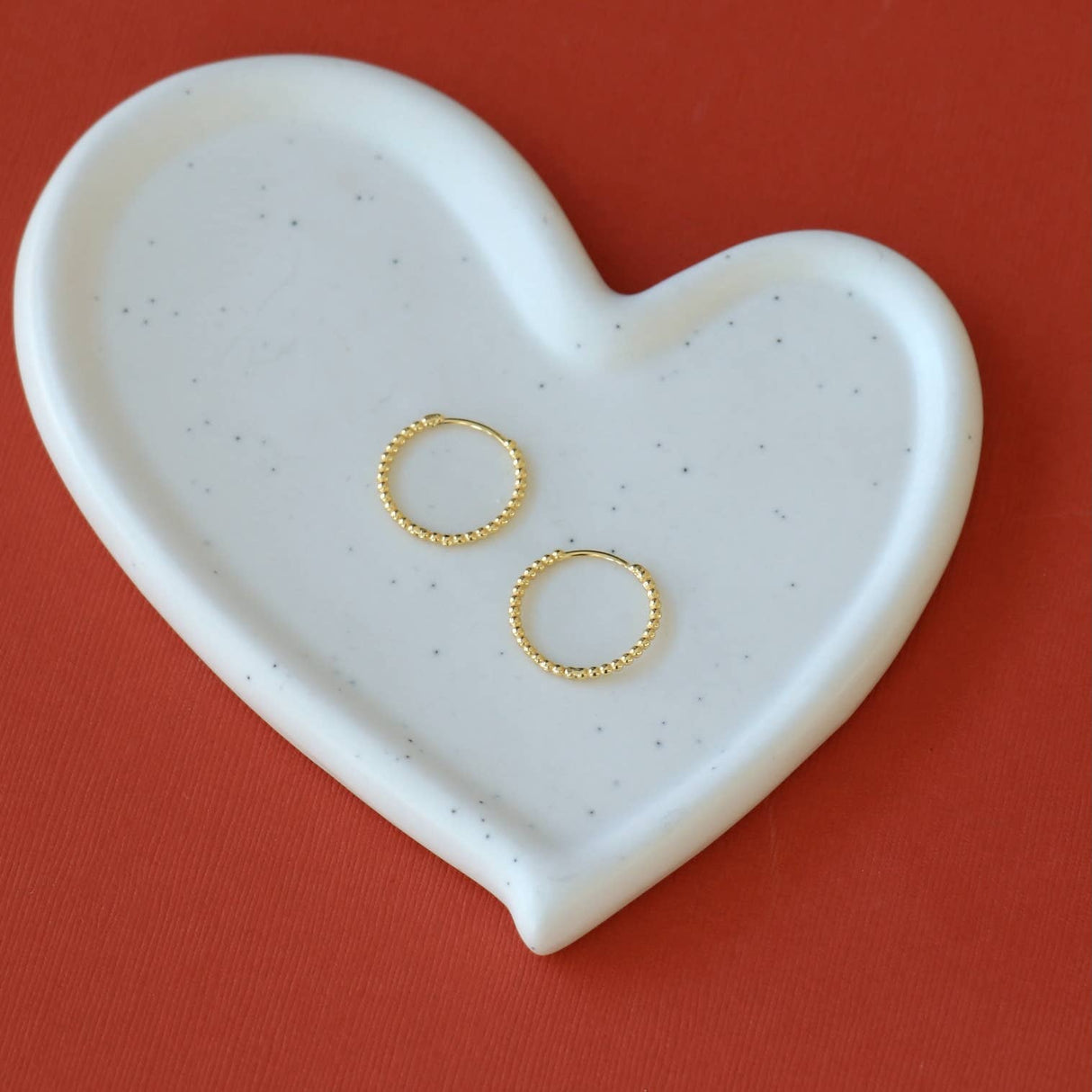 Asfero Thin Medium Hoop Earrings