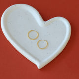 Asfero Thin Medium Hoop Earrings