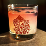 Lowball Cocktail Glass: Mushroom Bloom
