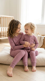 Blush Breeze Kids Bamboo Pajama Set, Soft Two-Piece PJs