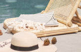 Oversized Turkish Towel: Haven Stripe