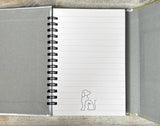 Puppy Dog - 160 pages Magnetic Closure Notebook 