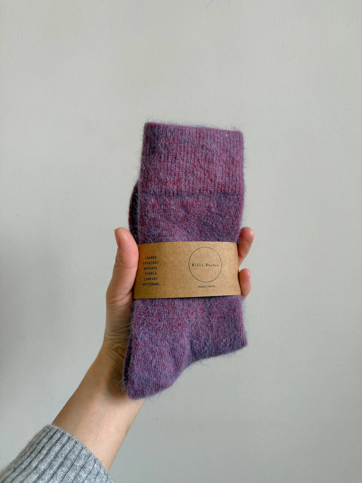 Fluffy Angora Socks