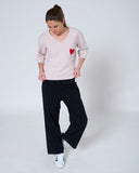 Anja V Neck Sweatshirt