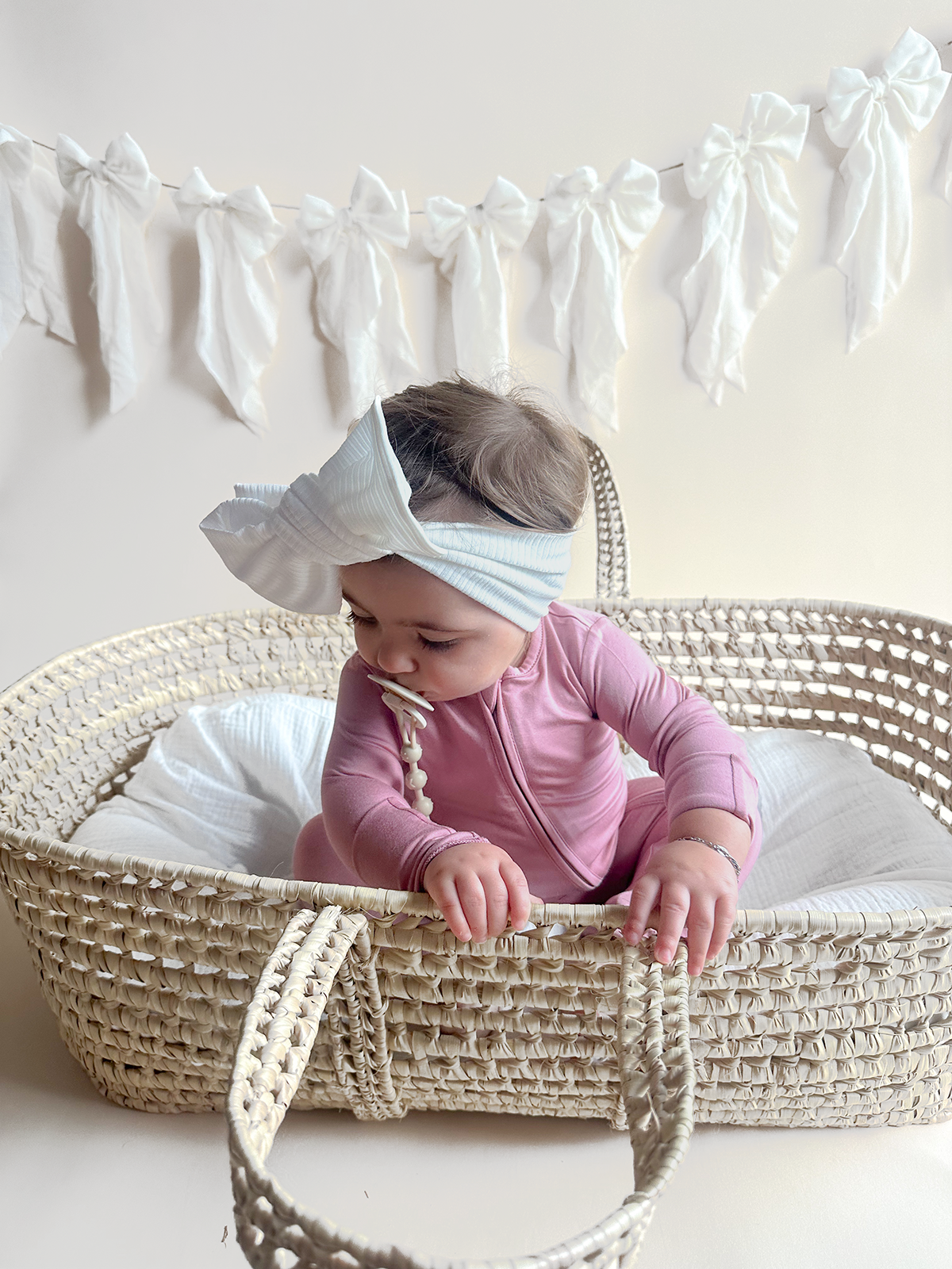 Blush Breeze - Bamboo Baby Romper – Soft Stretch Sleepwear