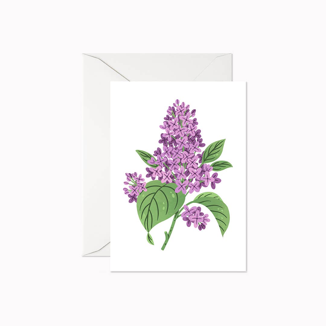 Purple Lilac | Mini Card