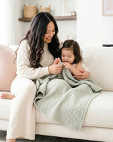 4 Layer Muslin Baby Blankets & Swaddle Blankets: Green