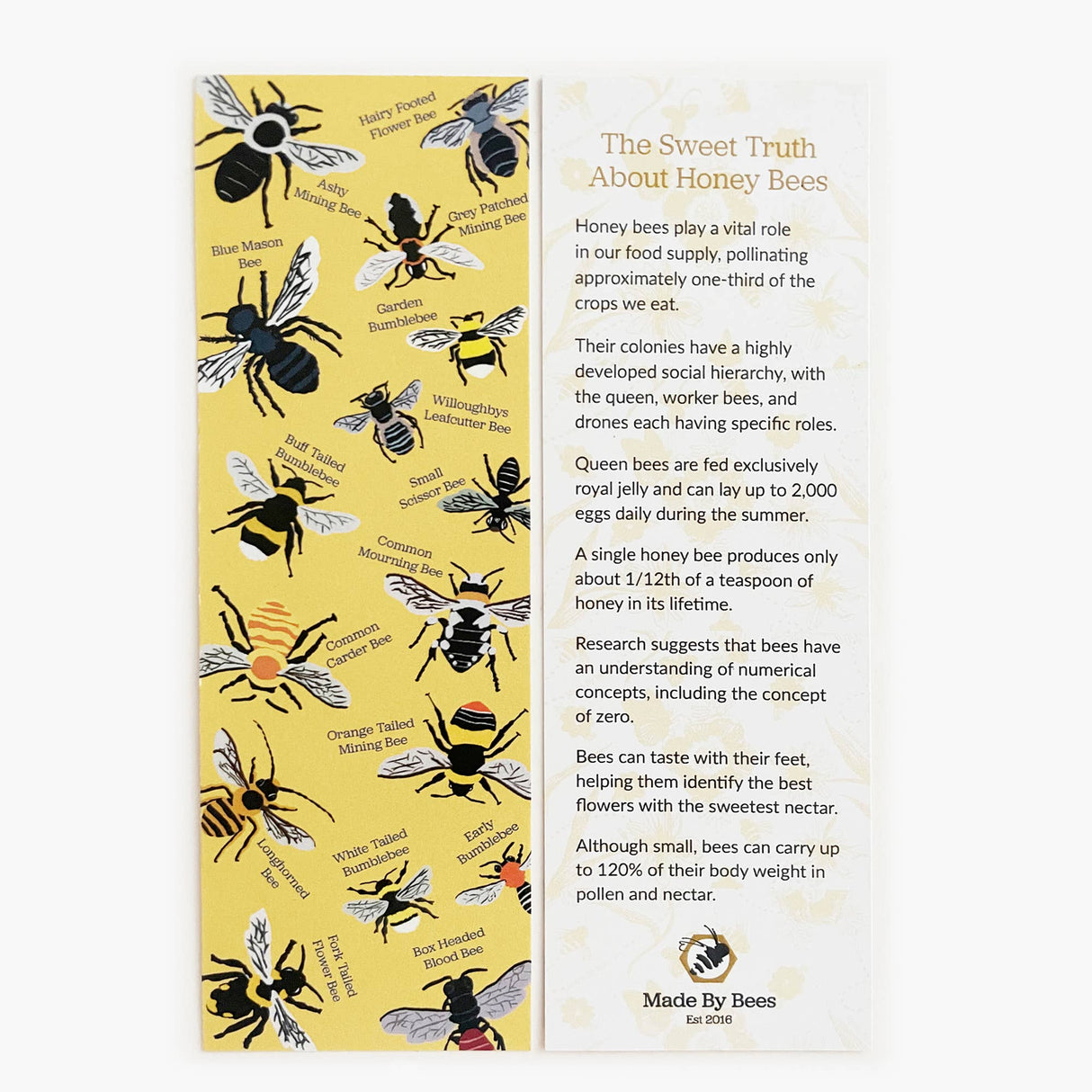 Honey Bee Bookmark