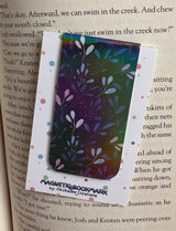 Leafy holographic magnetic bookmark