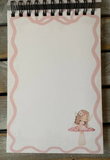 Fairy A - 4x6" - 80 sheets Top Coil Notebook