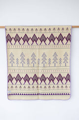 Tree Line Baby Blanket - Lilac Trail