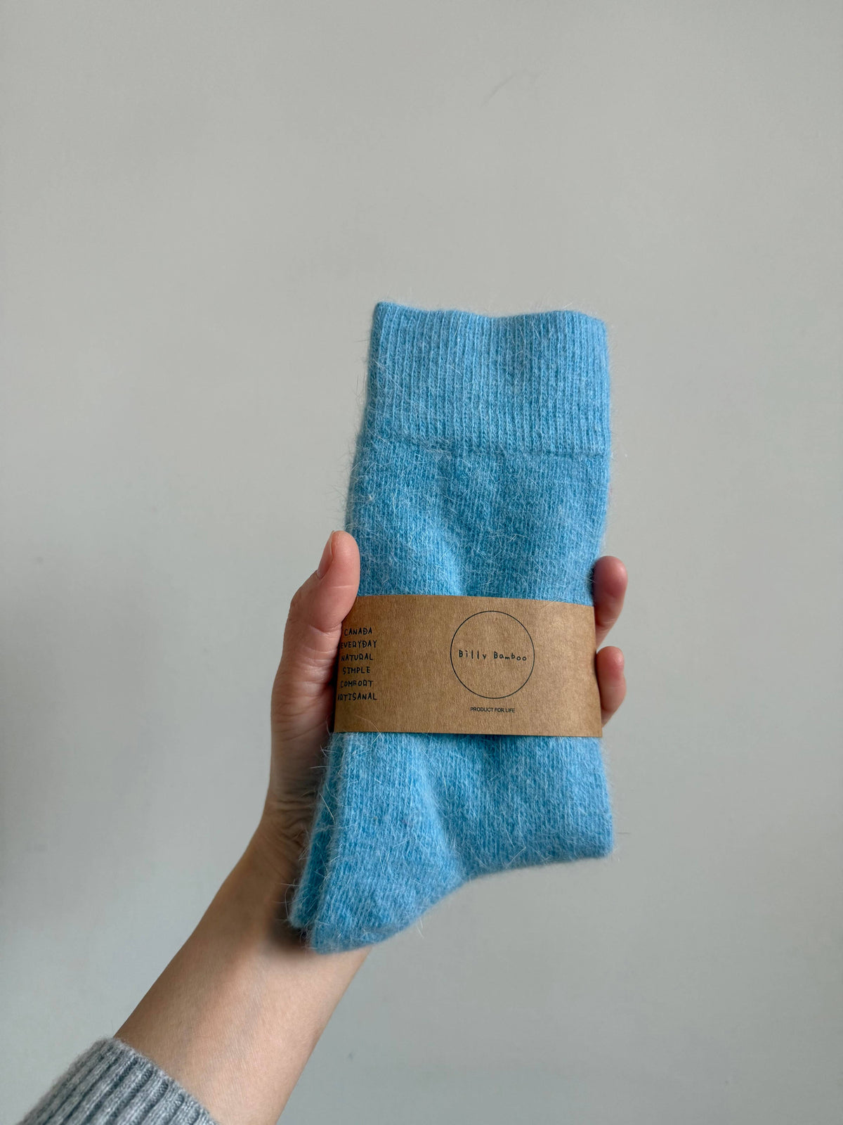 Fluffy Angora Socks