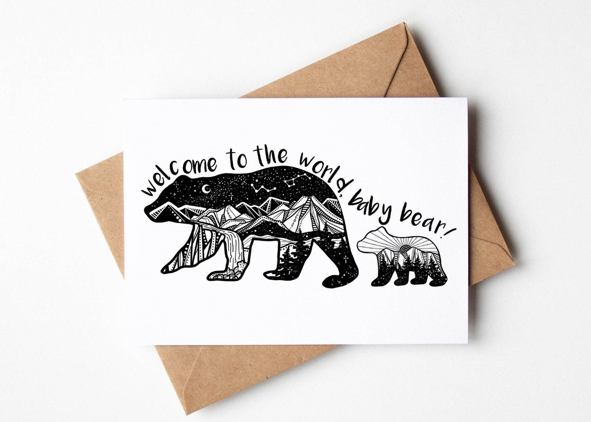 Welcome to the World, Baby Bear - Greeting Card