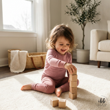 Blush Breeze Kids Bamboo Pajama Set, Soft Two-Piece PJs