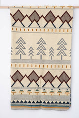 Tree Line Throw Blanket - Aurora Highlands