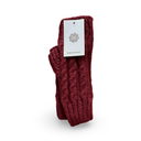 Cozy Fingerless Gloves Cable Knit Arm Warmers - Women's/One Size