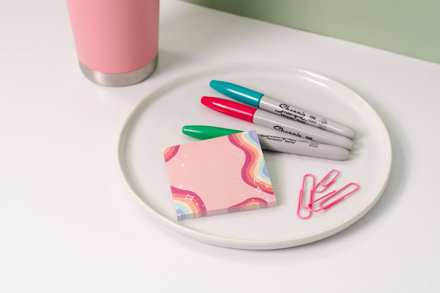 Rainbow Vibes Sticky Notes