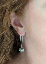 Silver Heart Earrings