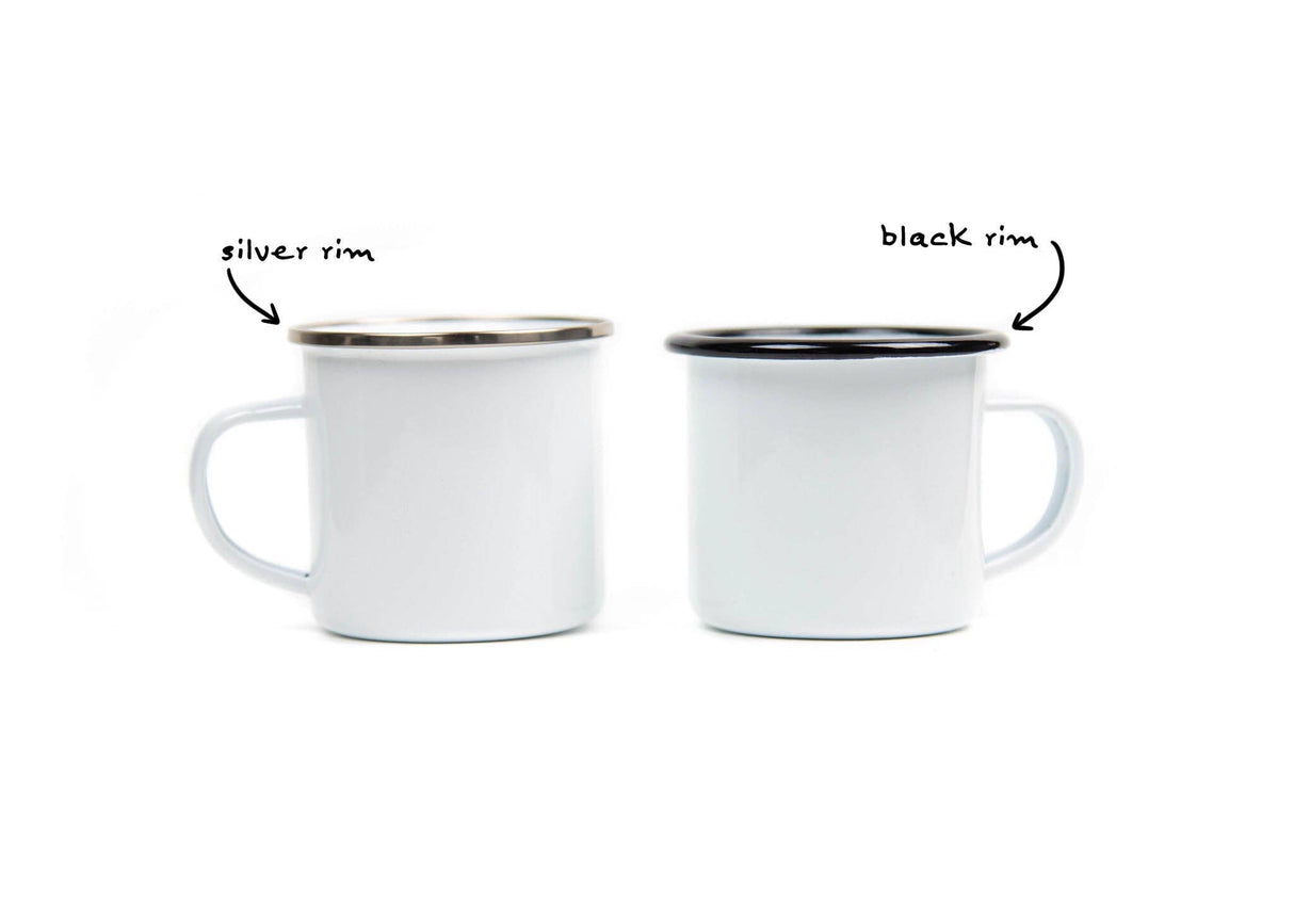 Maple Leaf, Camping Mug: Black