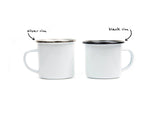Maple Leaf, Camping Mug: Black