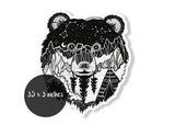 Bear Head Sticker