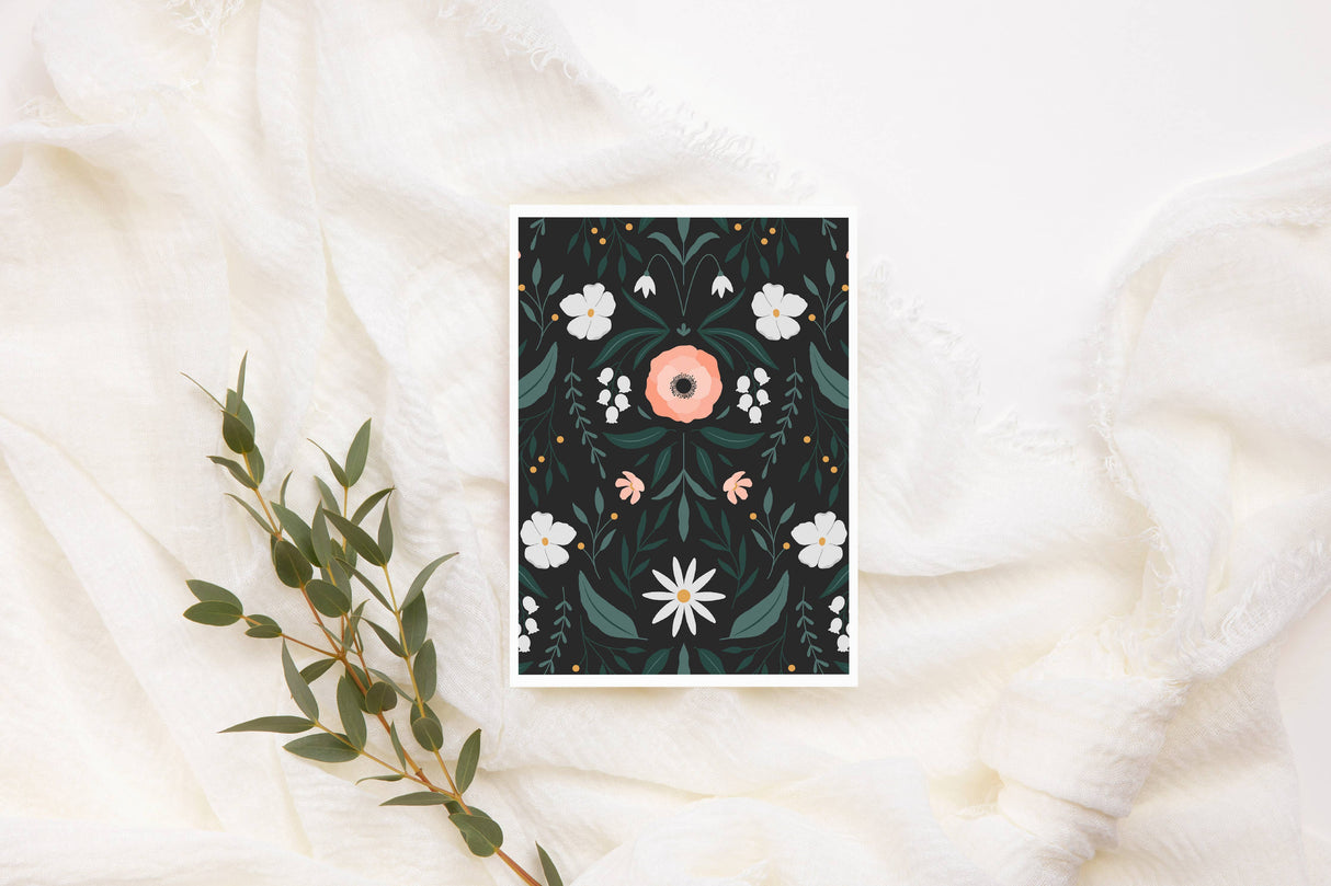 Botanical Greeting Card  |  Floral Mother's Day Card