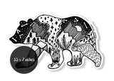 Roaming Bear Sticker