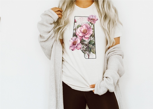 Wild Rose Province Shirt - White