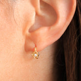 Lioro Flower and Pearl earrings