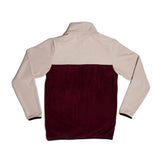 Recycled Fleece Pullover: Red