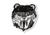Bear Head Sticker