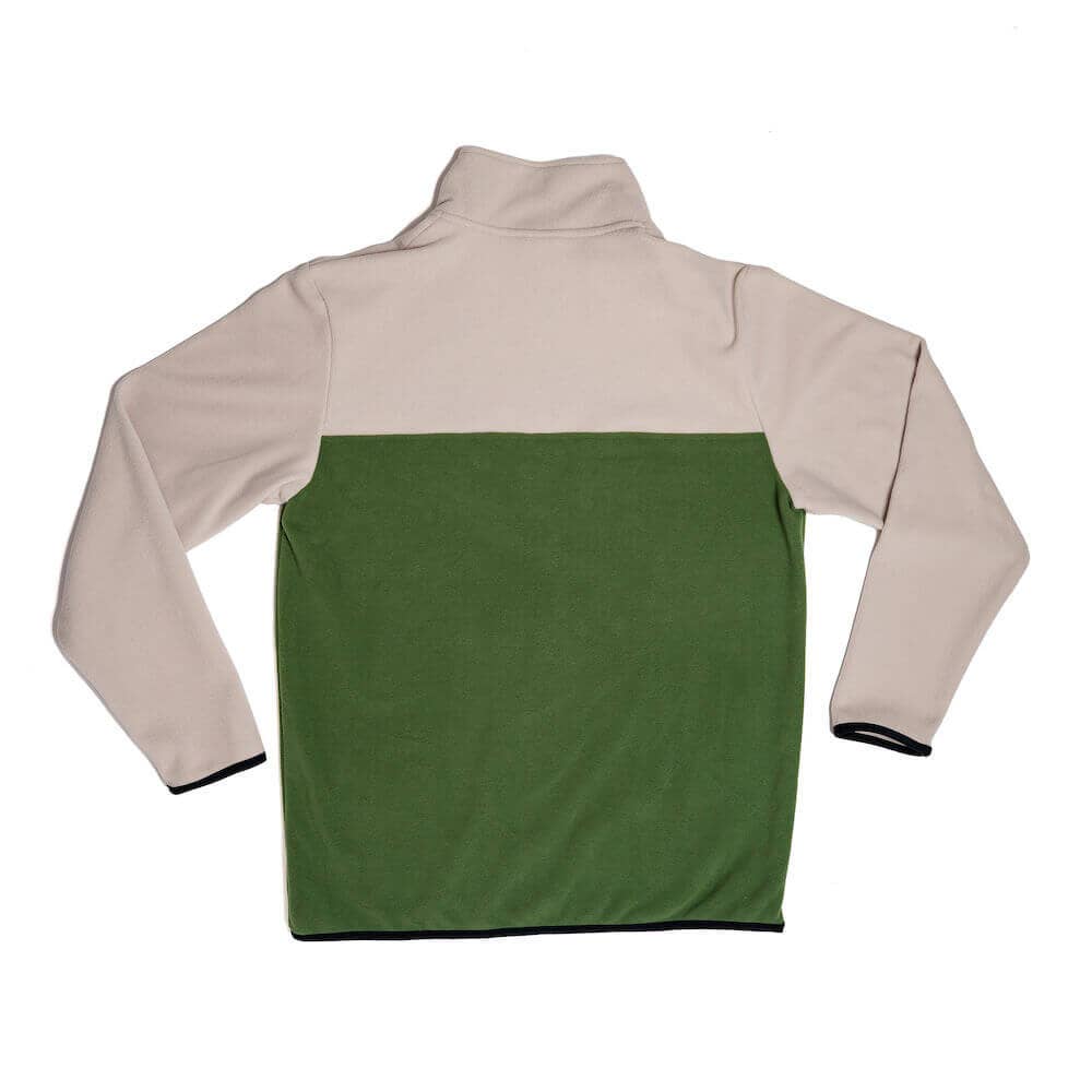Recycled Fleece Pullover: Green