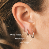 The Mini Hoops Stainless steel earrings