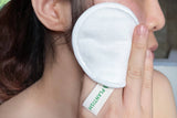 Reusable Cotton Rounds - 100% Cotton: 8 Cotton + Mesh Bag