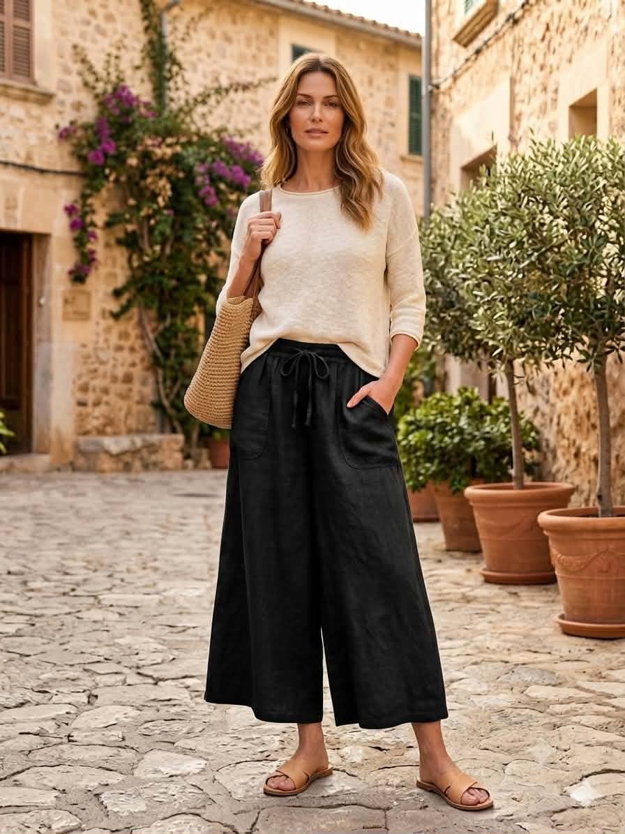 Baggy Linen Pants