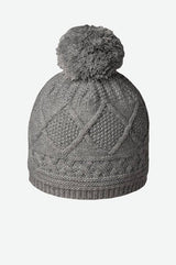 CANADA-MADE RECYCLED POM BEANIE: White / O/S