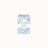 Blue Garden Jotter | Mini Spiral Notebook
